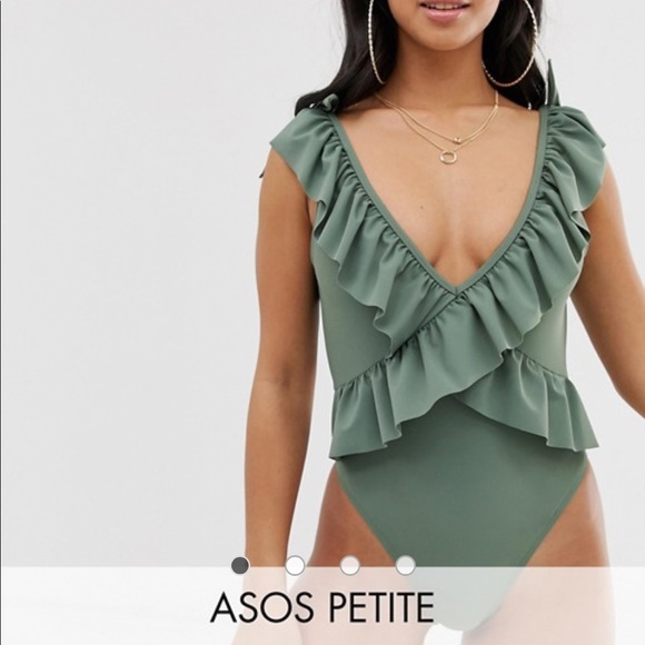 ASOS Petite ruffle one piece! - Picture 1 of 5